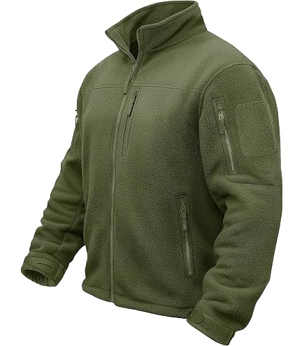 CupoJito Mens Tactical Jacket Hoodie Winter Warm Military Sport